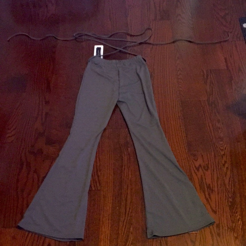 Grey Flare Pants